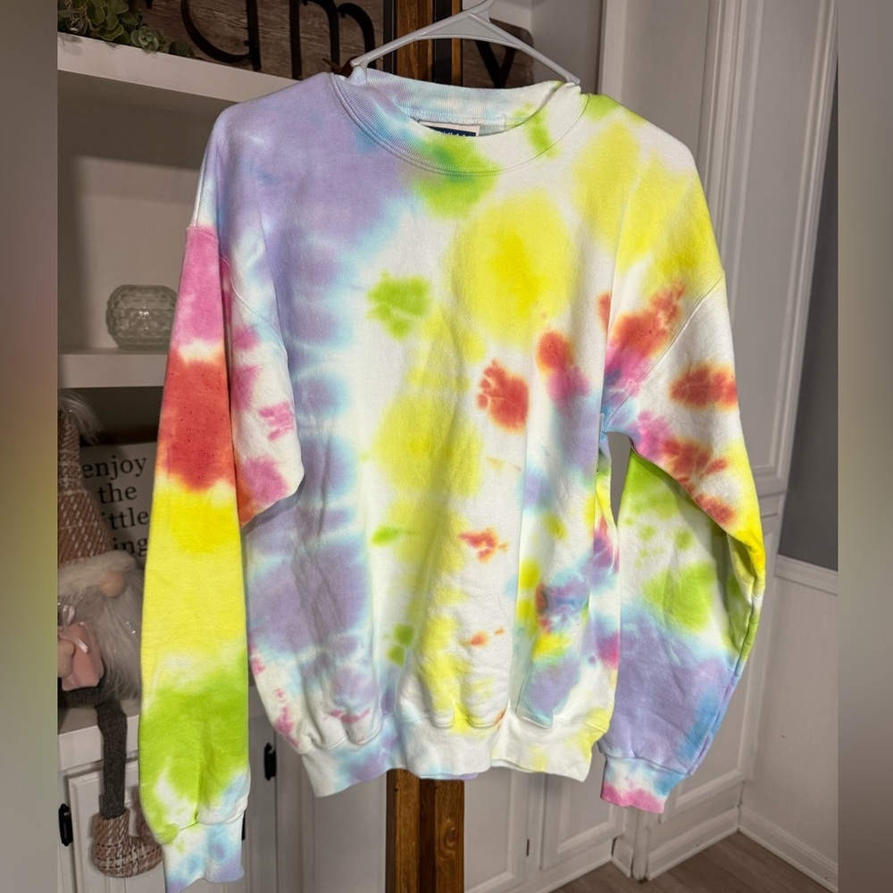 🔆NWT Vintage Hanes Multicolor Tie-Dye Cotton Shirt